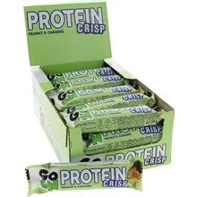 Proteinbarer Crisp Peanut & Caramel 24-pak 