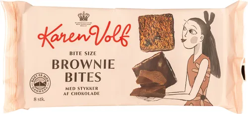 Browniebidder m. chokoladestykker, Karen Volf