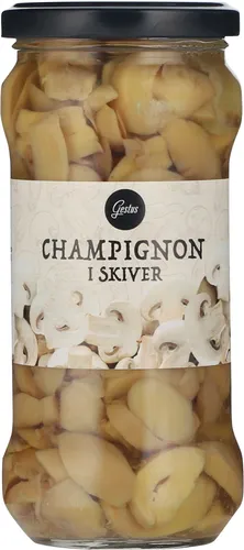 Champignon i skiver, Gestus