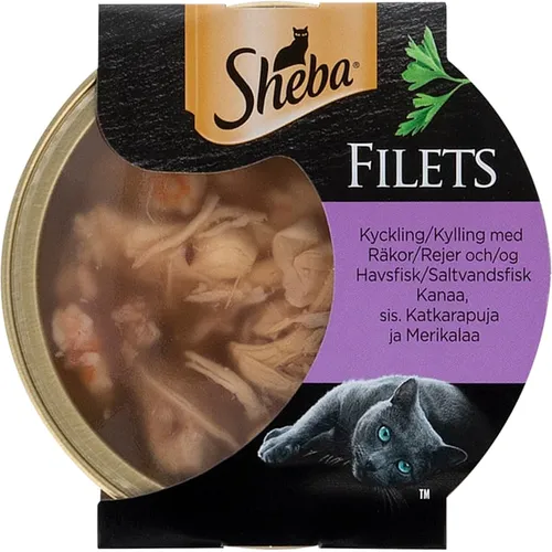 Sheba Vådfoder Kylling Rejer Havfisk 60 g