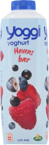 Yoggi, Yoghurt m. havens bær 1,4 % fedt
