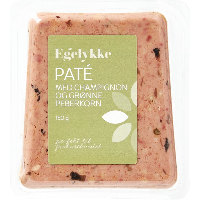 Egelykke, Paté m. champignon og grøn peber