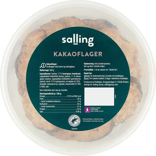 Salling, Kakaoflager
