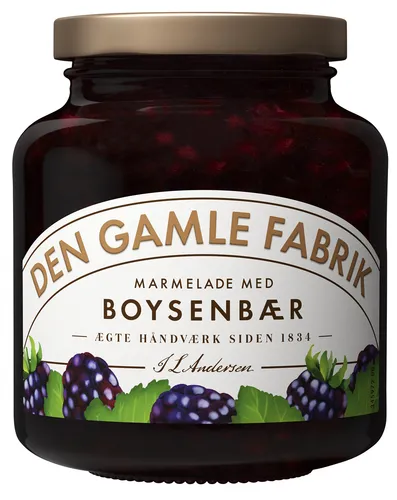Den Gamle Fabrik, Boysenbærmarmelade