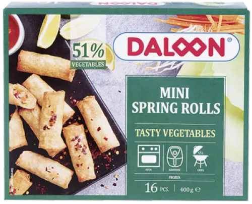 Daloon, Forårsruller mini m. grøntsager vegansk