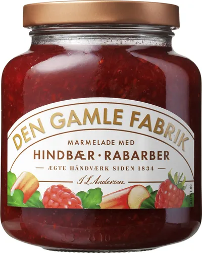 Den Gamle Fabrik, Hindbær- og rabarbermarmelade