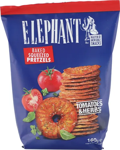 Elephant, Saltkringler m. tomat og urter