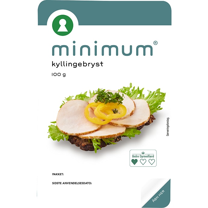 Minimum, Kyllingebryst i skiver
