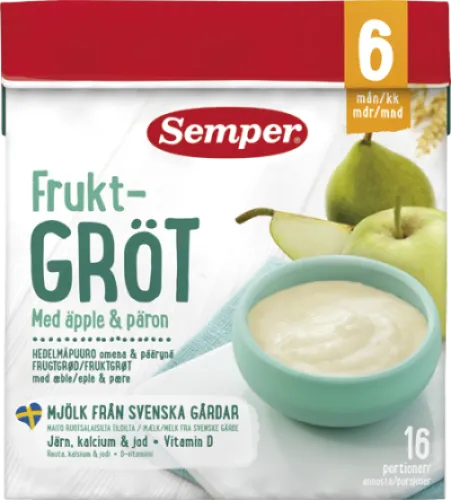 FRUGTGRØD, 480 GR. / SEMPER, ÆBLE & PÆRE