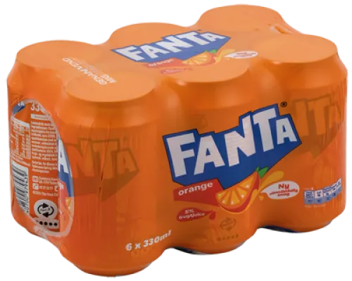 Fanta Orange 6X33 Cl Ds, 6 Styk