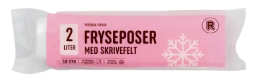 FRYSEPOSER 2 LTR, 30 STK. / REMA 1000