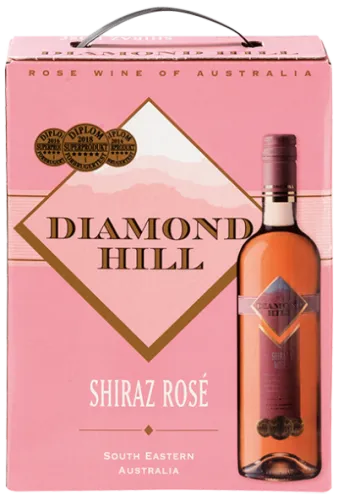 DIAMOND HILL 13%, 3 LTR. / SHIRAZ ROSE BIB