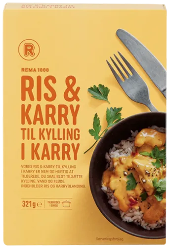KYLLING KARRY RISRET, 321 GR. / REMA 1000