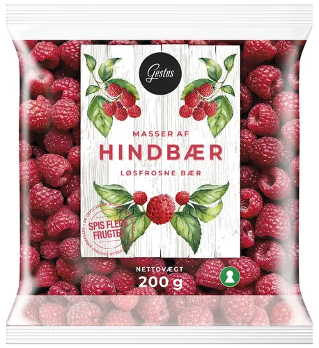 Gestus Hindbær, 200 Gram