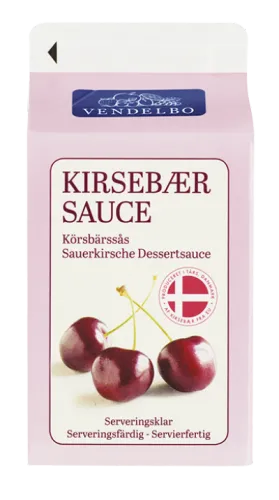 KIRSEBÆRSAUCE, 500 GR. / VENDELBO