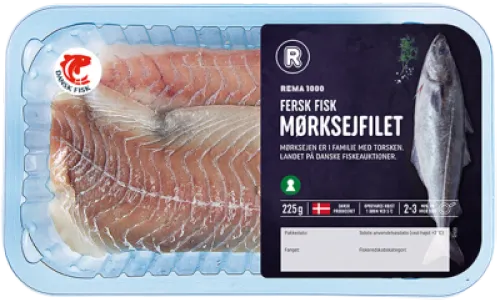FERSK MØRKSEJFILET, 225 GR. / SÆSONFISK, DANSK