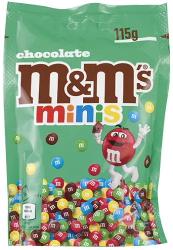 M&M MINIS, 115 GR.