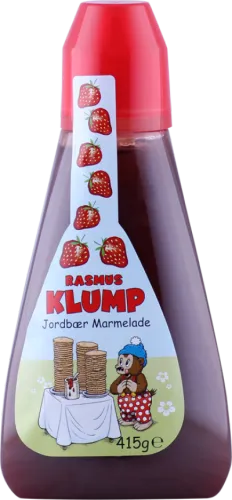 JORDBÆRMARMELADE, 415 GR. / RASMUS KLUMP