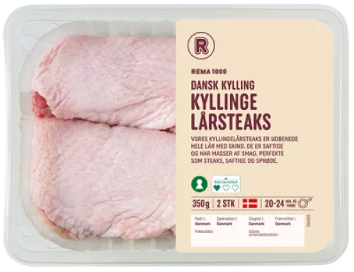 KYLLINGE LÅRSTEAKS, 350 GR. / DANSK