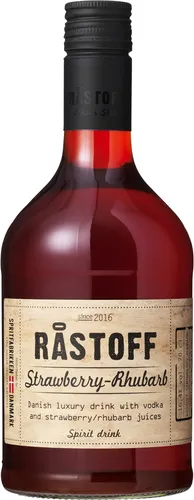 Råstoff Jordbær-Rabarber Shot 70 cl