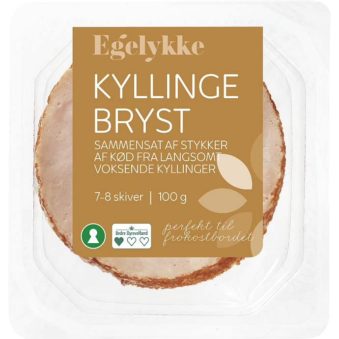 Egelykke, Kyllingebryst i skiver