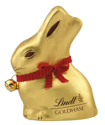 Lindt Guld Hare Lys Choko, 50 Gram