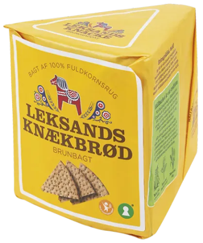 Leksand Fuldkornsknækbrød Gul, 200 g / Sverige