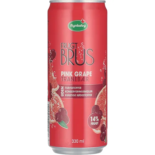 Rynkeby Frugtbrus Pink Grape Tranebær 330 ml