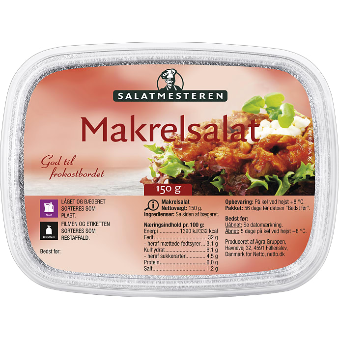 Salatmesteren, Makrelsalat