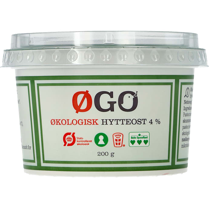 ØGO, Hytteost 4% fedt øko