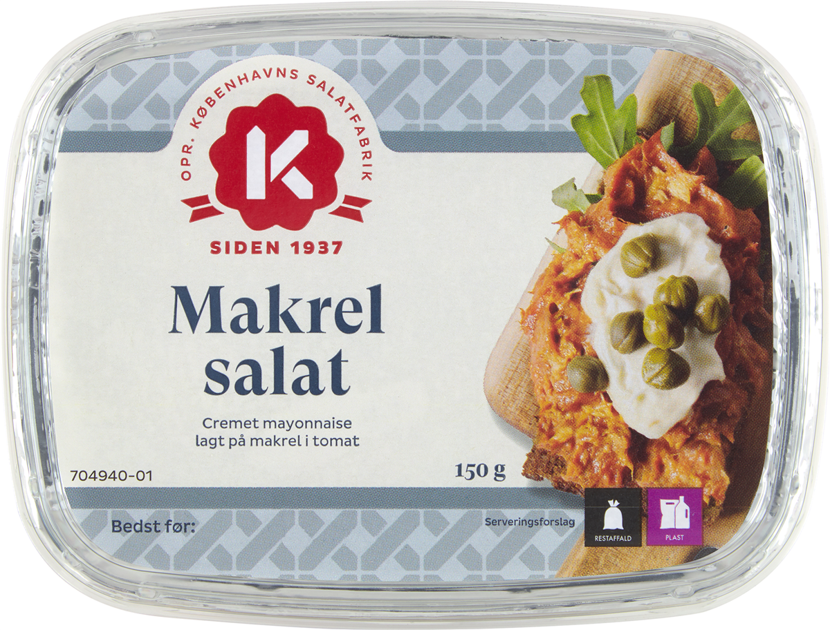 K-Salat Makrelsalat, 150 Gram
