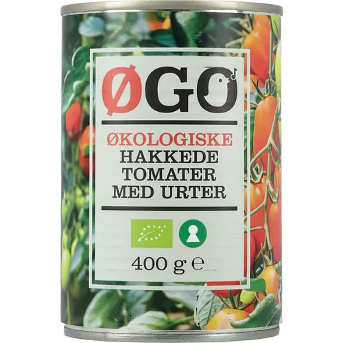 Øgo hakkede tomater med urter øko 400 g