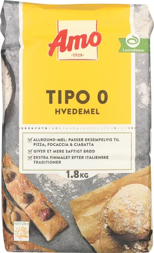 Amo Tipo 0 Hvedemel 1,8 kg