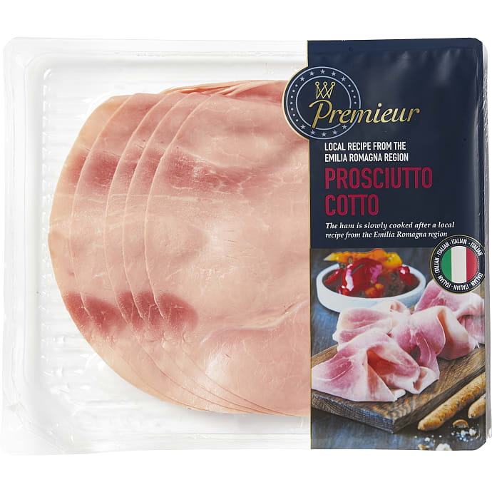 Premieur, Italiensk kogt skinke i skiver