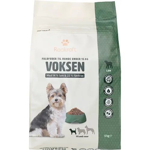 Raakraft, Tørfoder m. lam