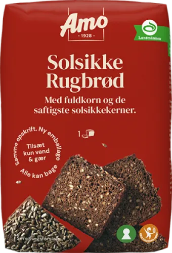 Amo Rugbrødsbld.Solsikke, 1000 Gram