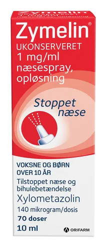 Zymelin, Næsespray mod tilstoppet næse 1 mg/ml