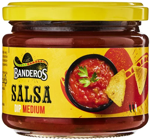 Banderos Salsa Medium, 300 Gram
