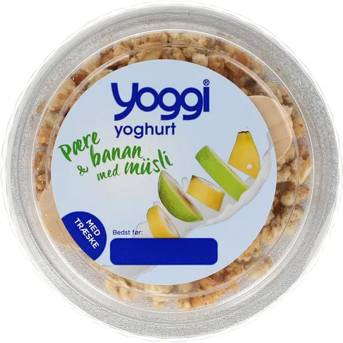 Yoggi Yoghurt Pære Banan Müsli 2,3% 166 g