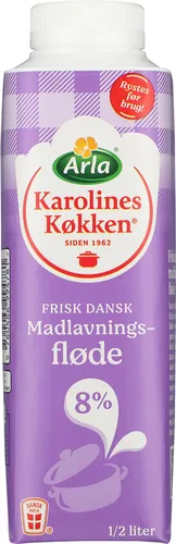 Arla Karolines Køkken Madlavningsfløde 8% 500 ml