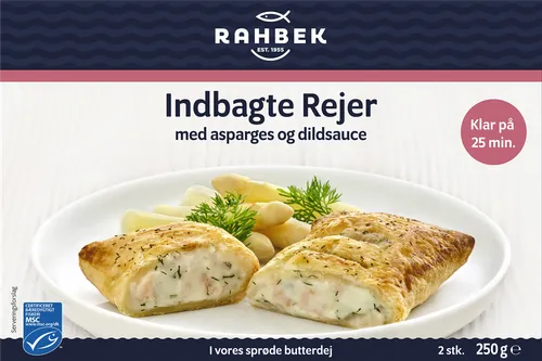 Rahbek Indbagte Rejer med Asparges 250 g