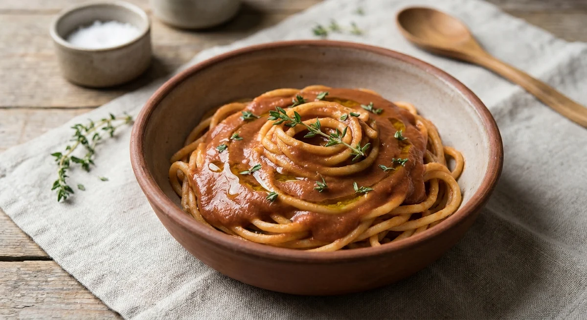 Pasta med tomatsovs