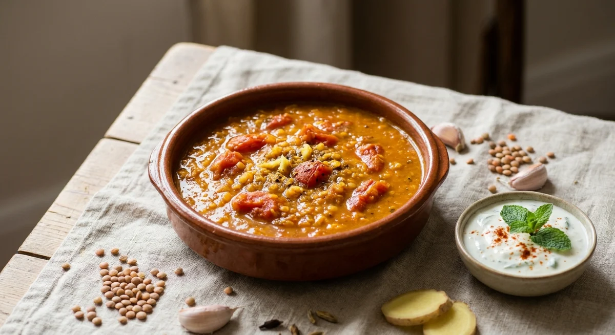 Indisk dhal med raita