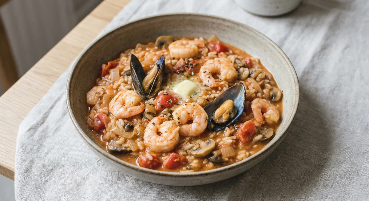 Skaldyrsrisotto
