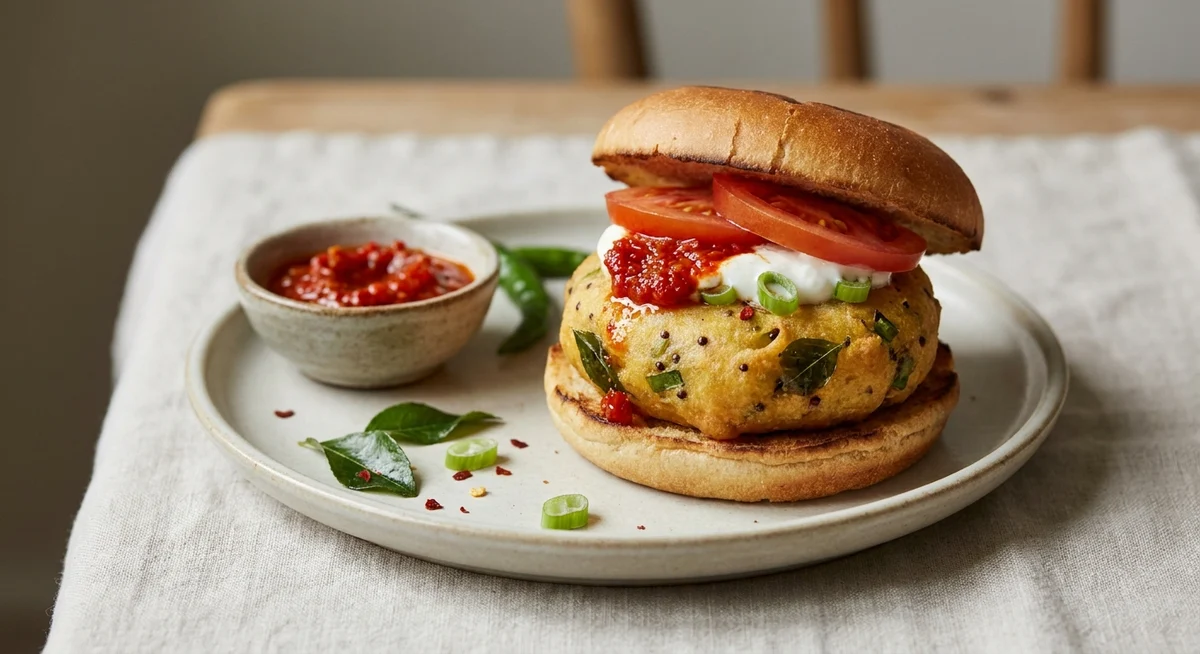 Batata vada – indiske kartoffelburgere
