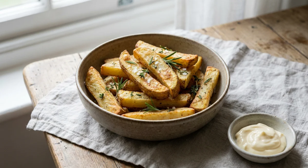 Salt'n' vinegar-fritter med urter
