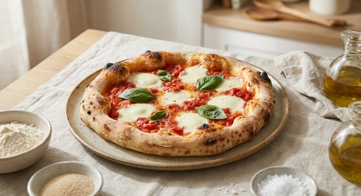 Hjemmelavet pizza margherita
