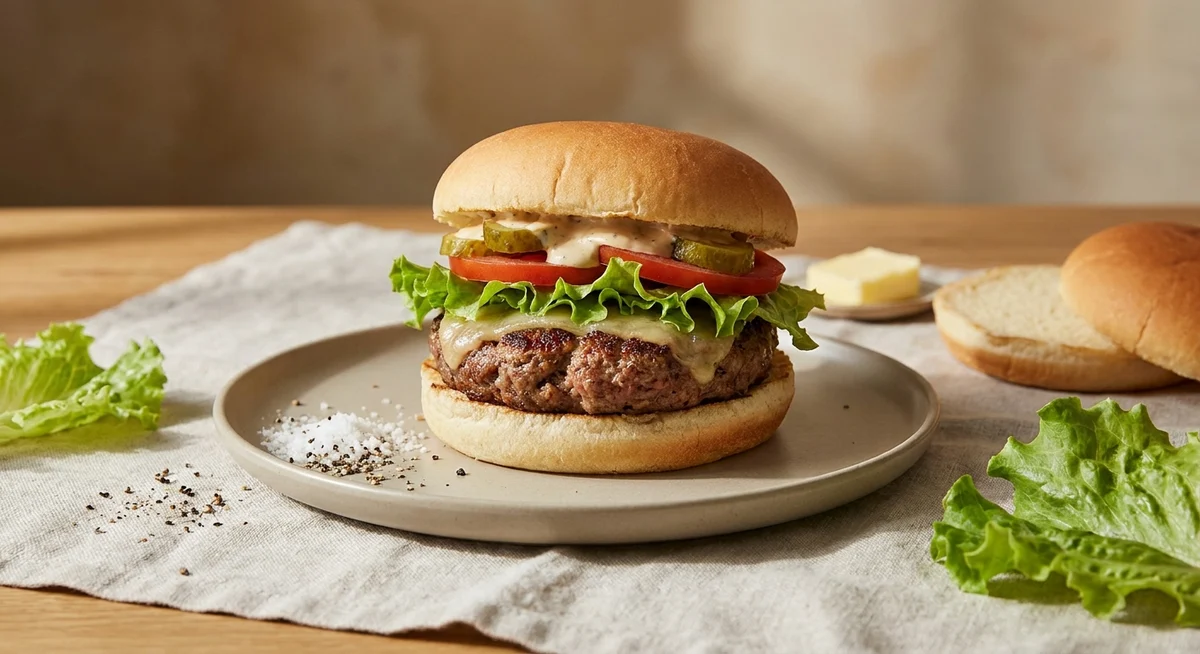Hjemmelavet burger