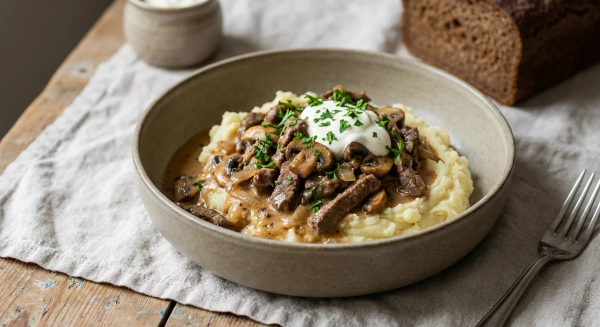 Bøf Stroganoff